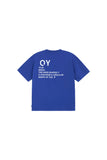 オーワイ(OY) BASIC ROUND LOGO T-BLUE