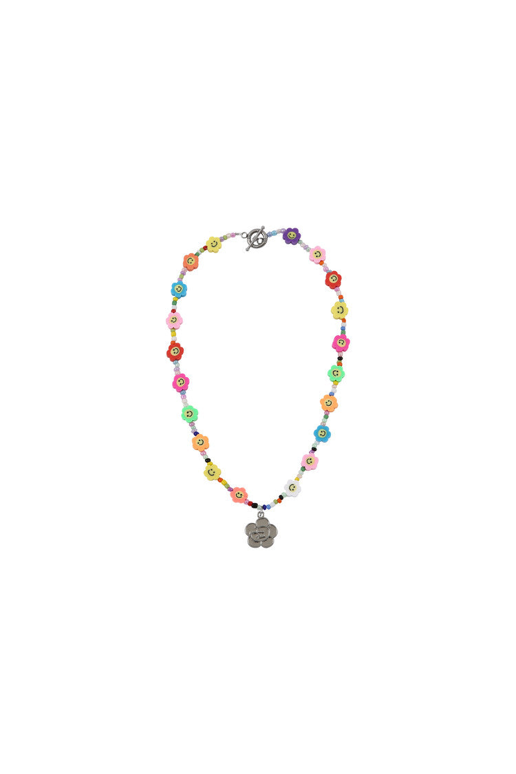 ReinSein（レインセイン）SMILE RAINBOW FLOWER STOPPER NECKLACE