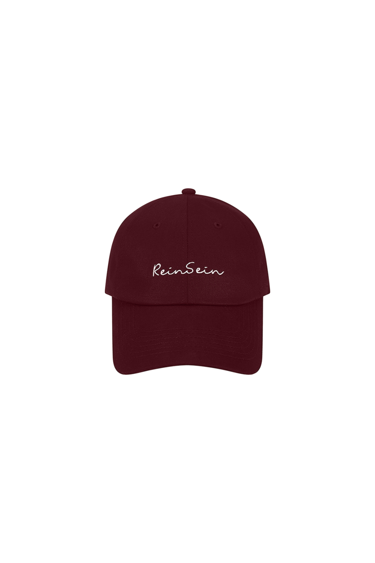 ReinSein（レインセイン）LETTERING BURGUNDY BALL CAP