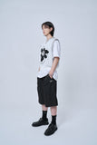 オーワイ(OY) PIXEL LOGO STITCH KNIT VEST-WHITE