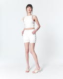 INPREP (インプレップ）Hook N Eye Tank Top White