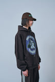 オーワイ(OY) CANDLE BOY HOODIE-BROWN