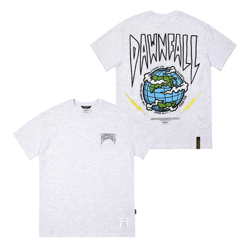 STIGMA(スティグマ) 22 DAWNFALL STANDARD FIT T-SHIRTS WHITE MELANGE