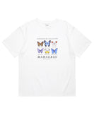 mahagrid (マハグリッド) BUTTERFLIES TEE [WHITE]