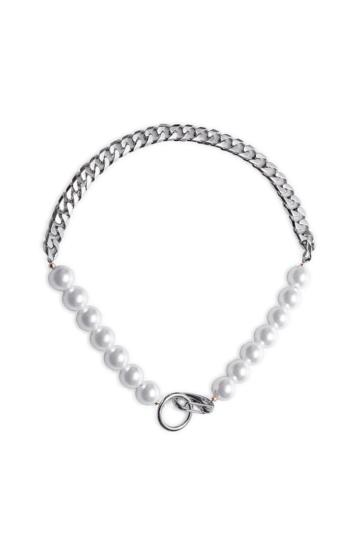 BLACKPURPLE (ブラックパープル) Harprivo Pearl Necklace