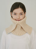 TMO BY 13MONTH（ティーエムオーバイサーティンマンス）RIBBED NECK WARMER (BEIGE)