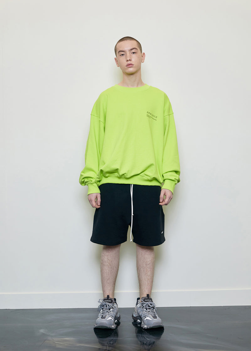 ディープリーク(DPRIQUE) OVERSIZED 'VISIBLE' SWEATSHIRT NEON