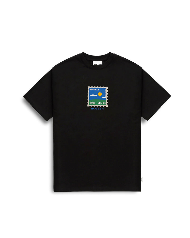 NCOVER（エンカバー）SERENITY STAMP TSHIRT-BLACK