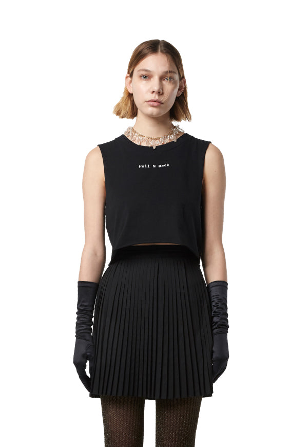 INPREP (インプレップ）HELL N BACK CROP SLEEVELESS (2 COLORS)
