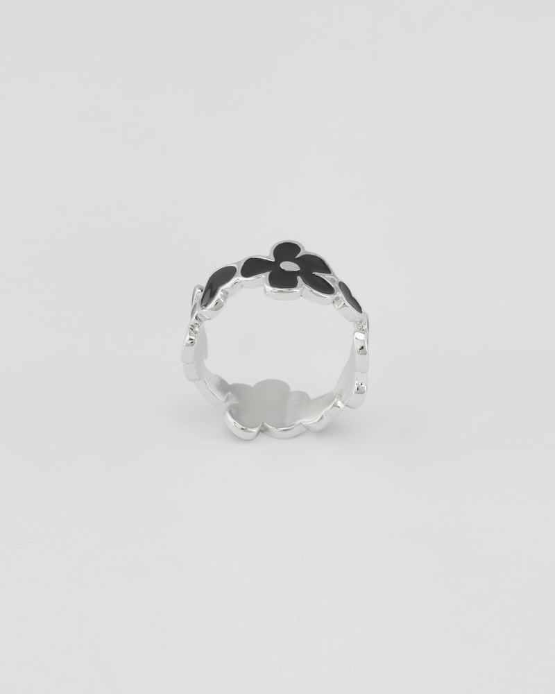 Nonenon(ノンノン) BLOOM PATCH RNG (SILVER)