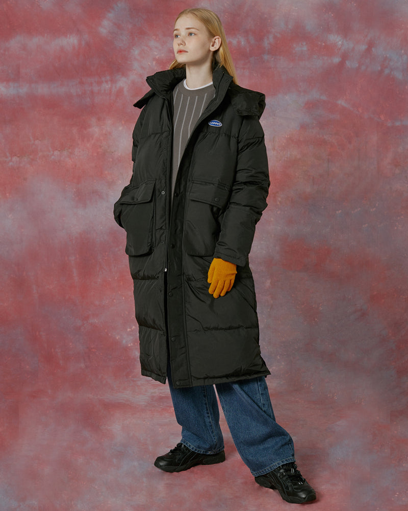 NCOVER（エンカバー）LOGO LONG PADDING-BLACK