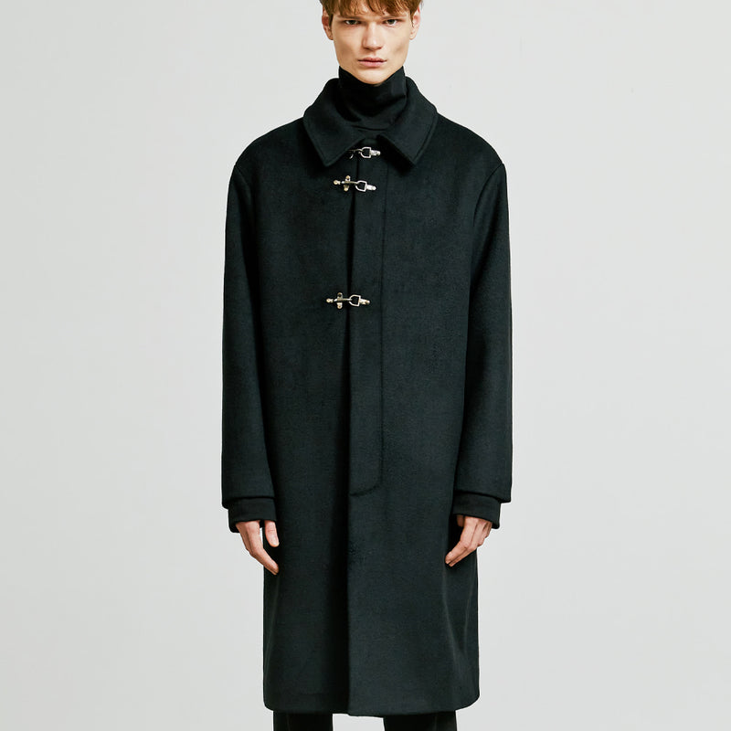 SSY(エスエスワイ)  deckhook single mac coat black