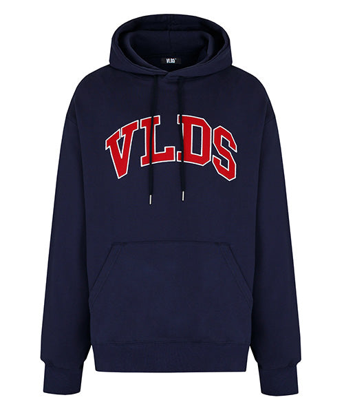 VLDS (ブラディス) VLDS LOGO HOODIE NAVY