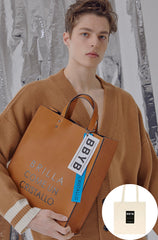 BBYB(ビービーワイビー) MARCE Unisex Tote Bag (Amber Brown