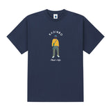 RADINEO (ラディネオ)　Life navy short-sleeved T-shirt