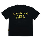 アクメドラビ(acme' de la vie)  GLOSSY BASIC LOGO SHORT SLEEVE T-SHIRT BLACK