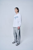 オーワイ(OY) VINE MELTING LOGO LONG SLEEVE-WHITE