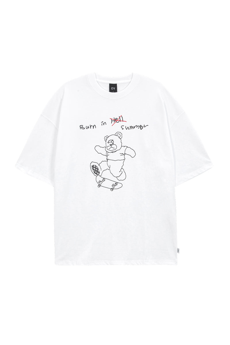 オーワイ(OY)     SKATEBOARDER ODOLLY T-WHITE