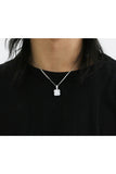 BLACKPURPLE (ブラックパープル) Shine Square Necklace