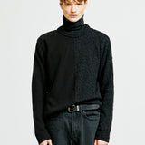 SSY(エスエスワイ)  division mohair & soild knit black