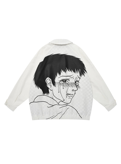 アジョバイアジョ(AJOBYAJO)   Crying Boy Jacket [White]
