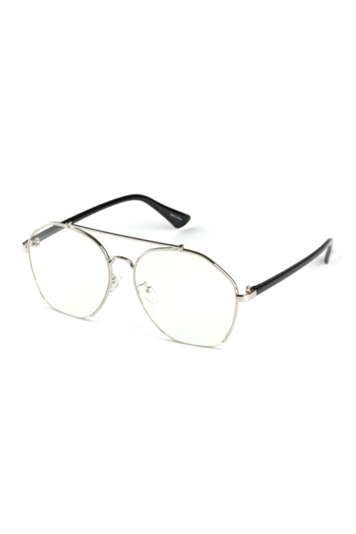 BLACKPURPLE (ブラックパープル)  Terret Van Te Sunglasses (SILVER)