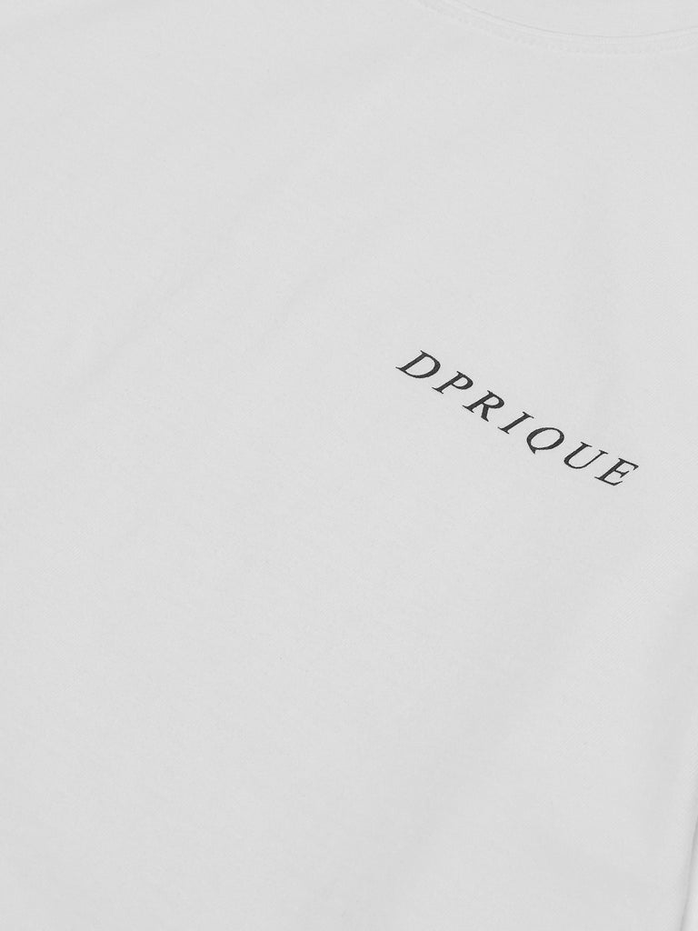 ディープリーク(DPRIQUE)    LONG SLEEVE T-SHIRT - WHITE