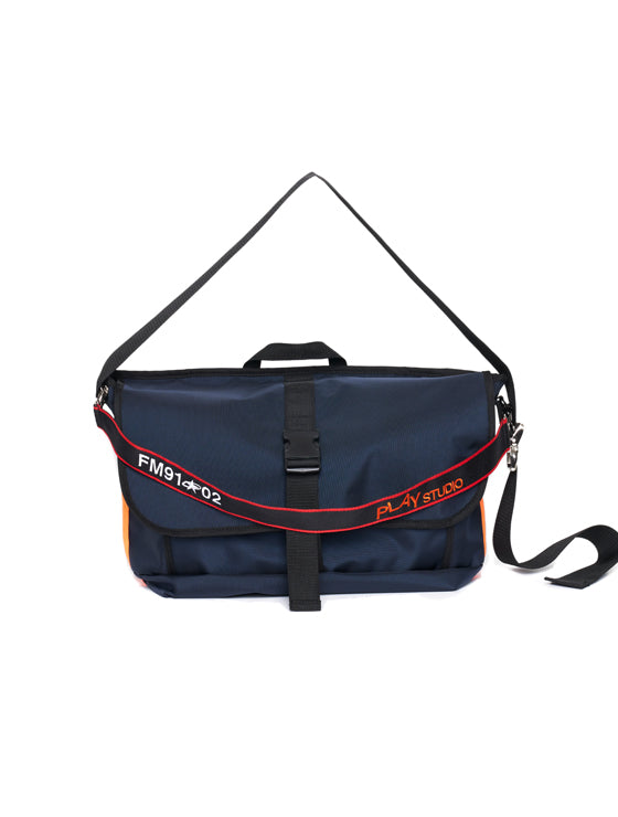FM91.02 (エフエム91.02)　xPLAY Messenger Bag navy