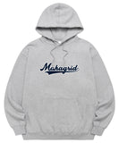 mahagrid (マハグリッド)  OLD SCHOOL LOGO HOODIE [GREY]