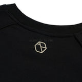 アクメドラビ(acme' de la vie)  WOVEN STRING SWEATSHIRT BLACK