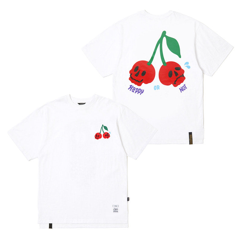 STIGMA(スティグマ) 22 CHERRY OVERSIZED T-SHIRTS WHITE