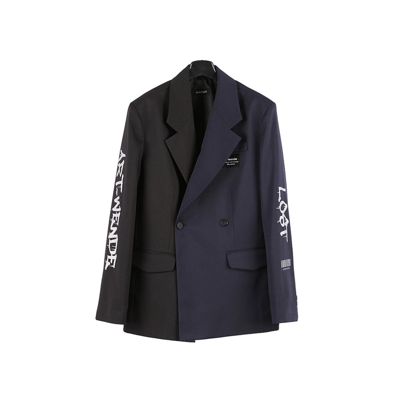 オウェンド(A-WENDE) Lost double jacket blue/black