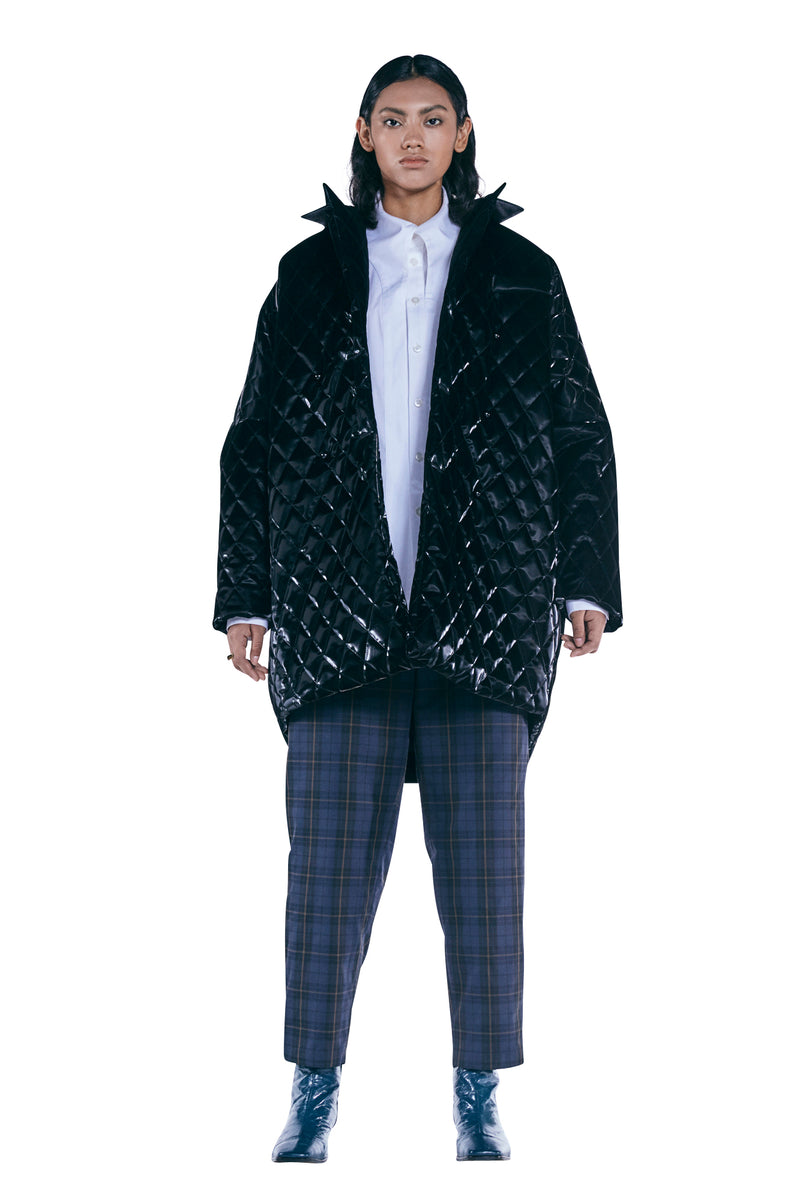 レイブレス(LABELESS) BLACK DIAMOND PUFFED QUILTING JUMPER