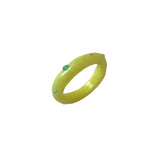 Nff(エヌエフエフ) 	 color beads ring_lemon