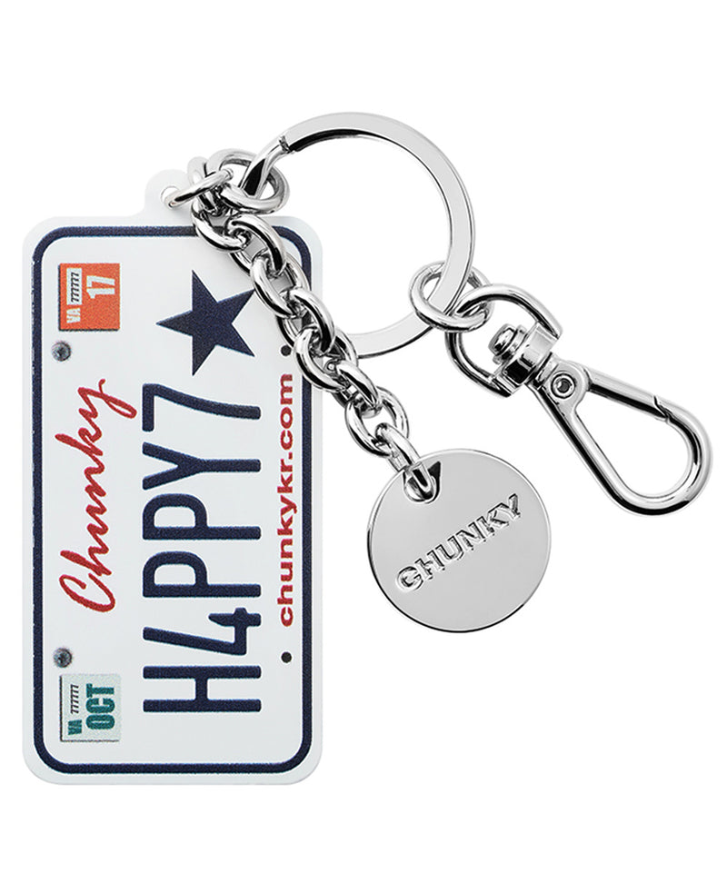 CHUNKY (チャンキー) LICENSE PLATE KEY HOLDER