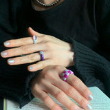 Nff(エヌエフエフ) 	 parma violet ring