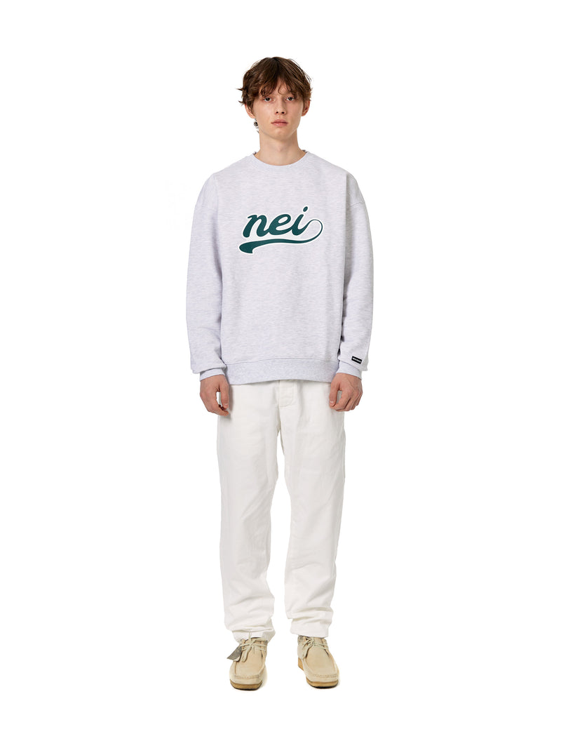 ネイキドニス(NEIKIDNIS) NEI LOGO SWEAT SHIRTS / LIGHT MELANGE