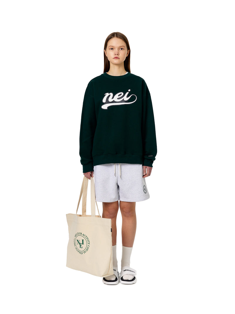 ネイキドニス(NEIKIDNIS) NEI LOGO SWEAT SHIRTS / DEEP GREEN