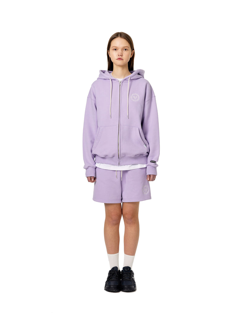 ネイキドニス(NEIKIDNIS) CLUB LOGO SWEAT SHORTS / LAVENDER