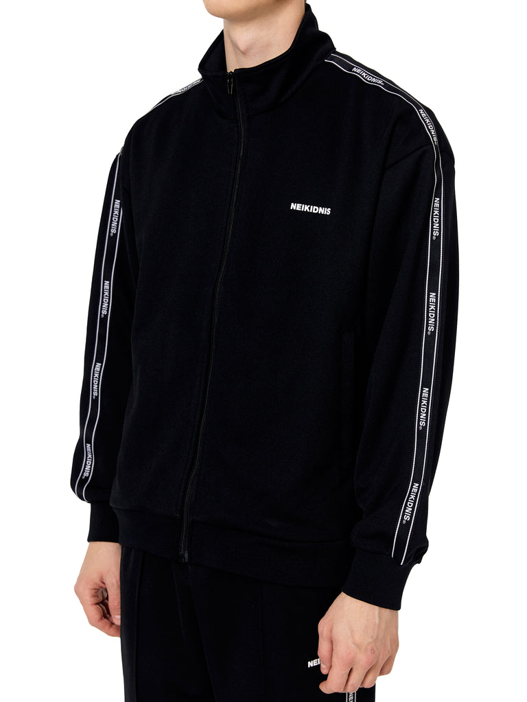 ☆韓国の人気☆【NEIKIDNIS】☆JACQUARD LINE TRACK ZIP U.P☆ ネイキドニス(NEIKIDNIS) JACQUARD LINE TRACK ZIP UP SET-UP