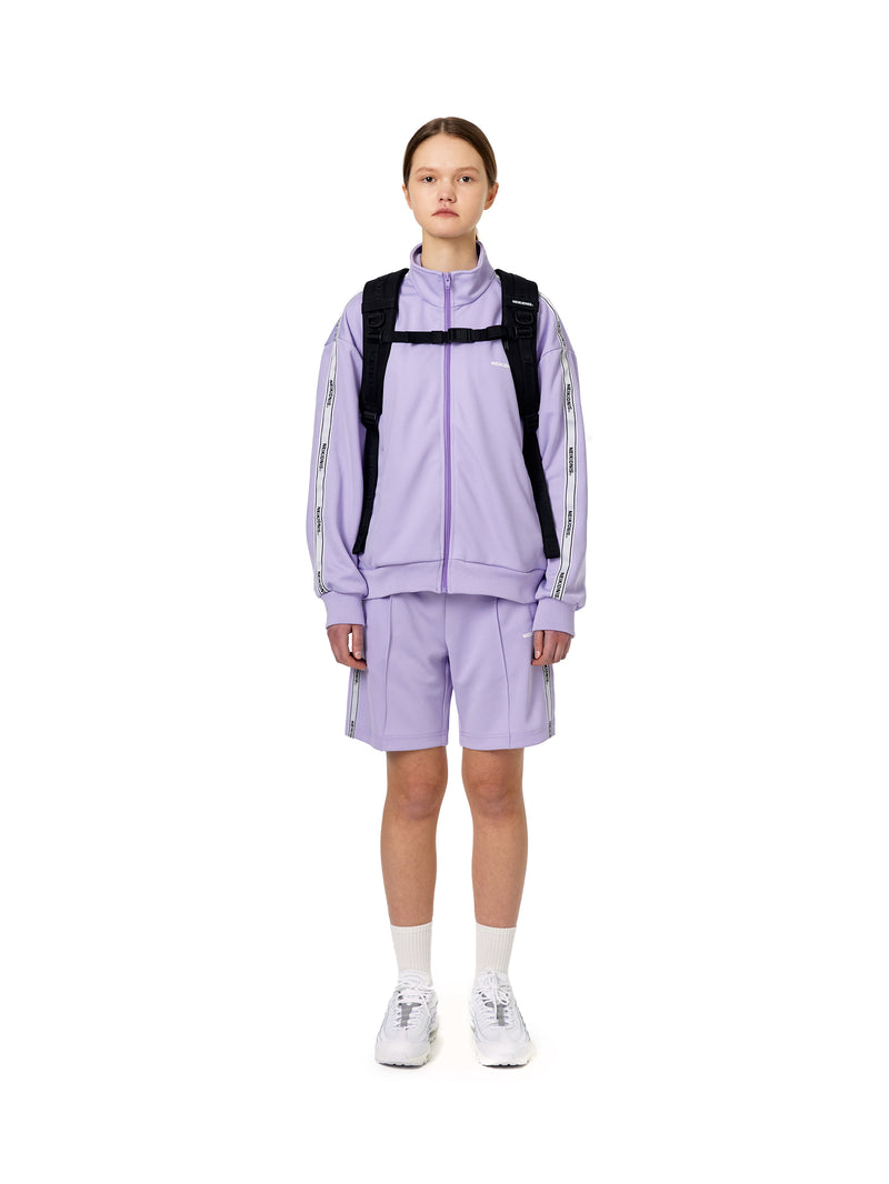 ネイキドニス(NEIKIDNIS) JACQUARD LINE TRACK SHORTS / LAVENDER