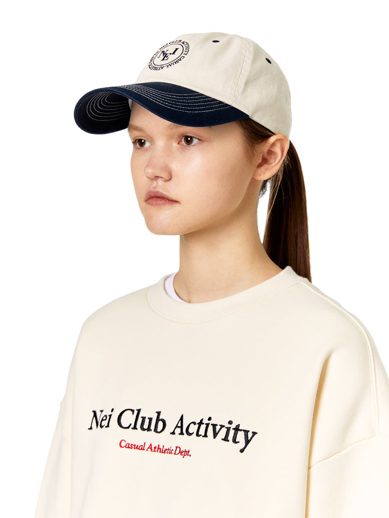 ネイキドニス(NEIKIDNIS) CLUB LOGO BALL CAP / ECRU