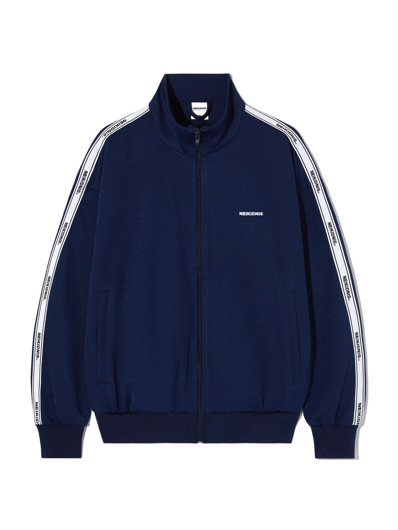 ネイキドニス(NEIKIDNIS) JACQUARD LINE TRACK ZIP UP SET-UP / NAVY