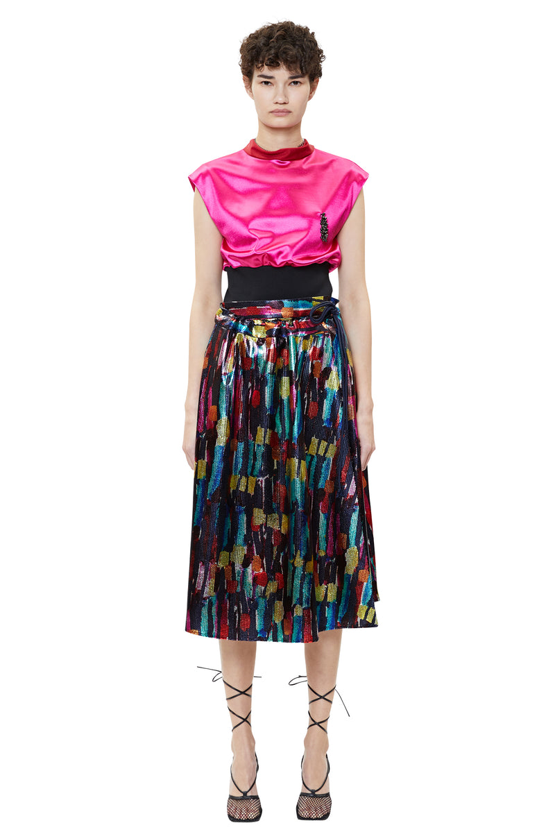 レイブレス(LABELESS) STRAP WRAP SKIRT