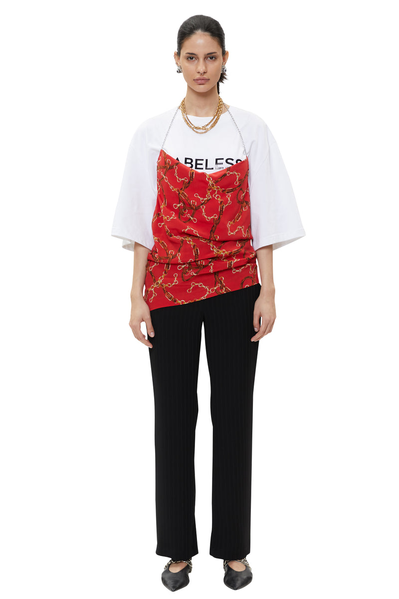 レイブレス(LABELESS) SHIRRING BREAST BLOUSE