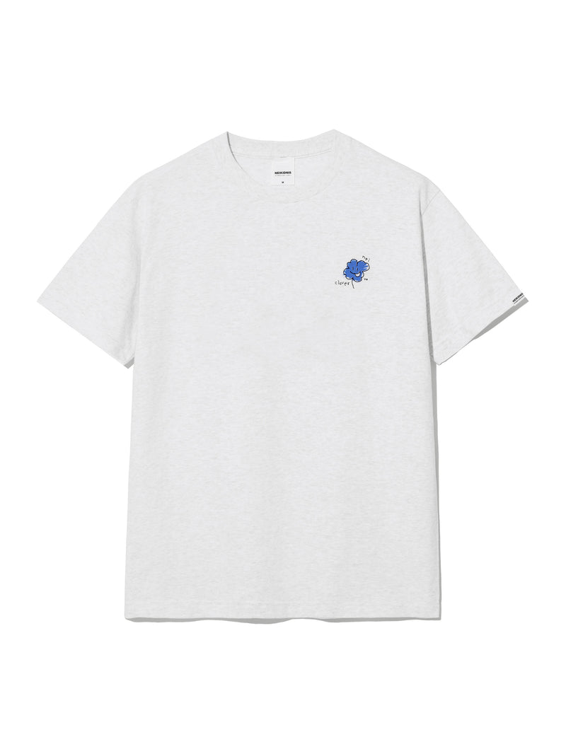 ネイキドニス(NEIKIDNIS) NEI CLOVER TEE / LIGHT MELANGE