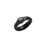 Nff(エヌエフエフ) 	 black heart ring