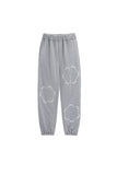 オーワイ(OY) ROUND LOGO JOGGER PANTS-GREY