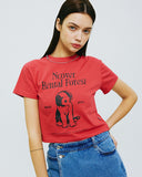 NCOVER（エンカバー）ENGLISH SHEEP DOG CROP TSHIRT-PINK