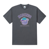 RADINEO (ラディネオ)　Purple bear grey short-sleeved T-shirt